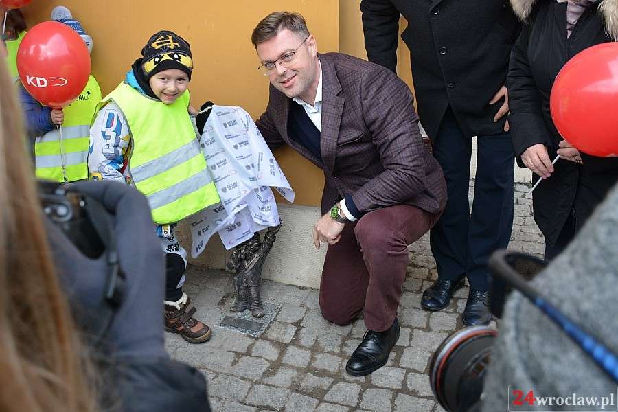 Wrocławski krasnal zameldował się w Legnicy