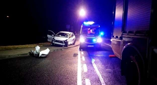 Śmiertelny wypadek na drodze Wrocław - Środa Śląska