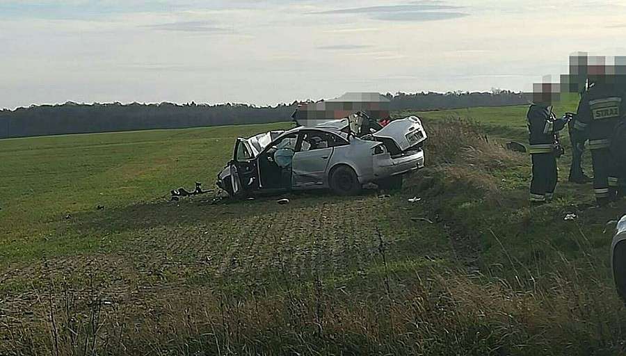 Wypadek na trasie Strzelin-Ząbkowice Śląskie