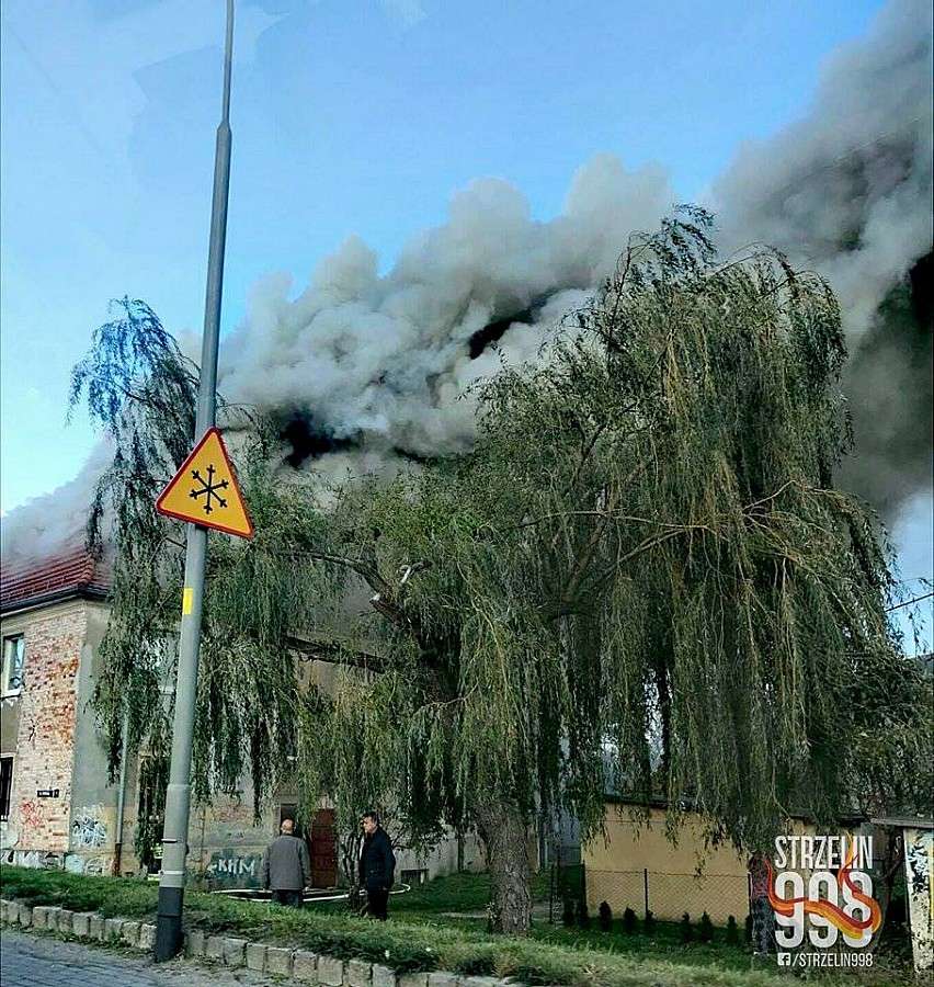 Pożar w Oławie