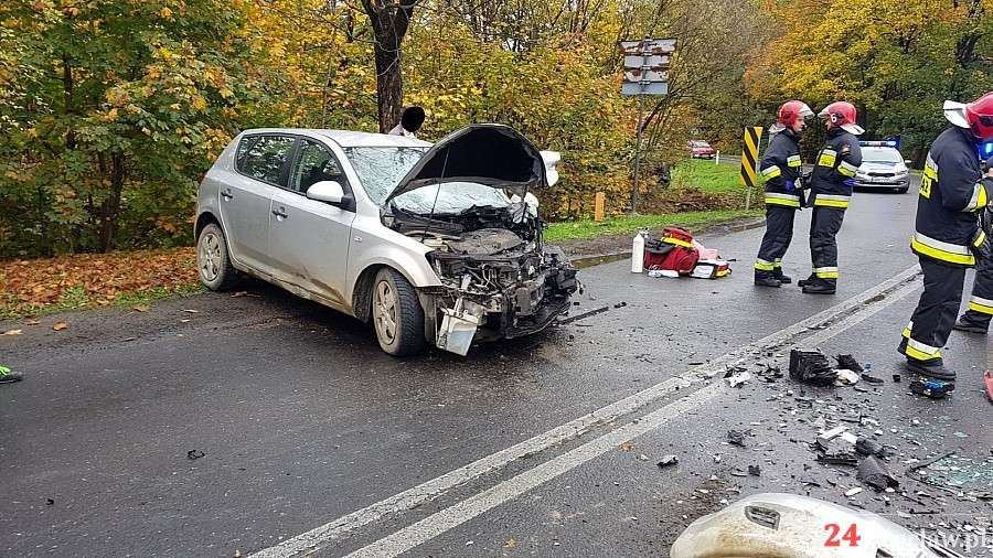 Wypadek w Kątach Wrocławskich