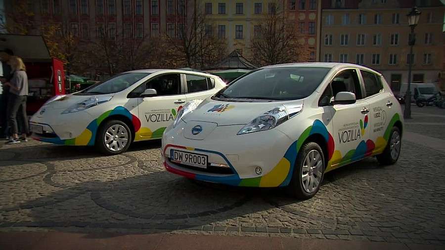 Złotówka za minutę jazdy. We Wrocławiu rusza pierwsza w Polsce miejska wypożyczalnia samochodów elek