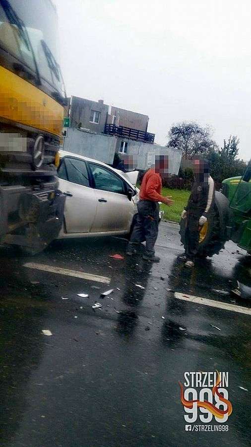 Trzy pojazdy zderzyły się drodze krajowej nr 8