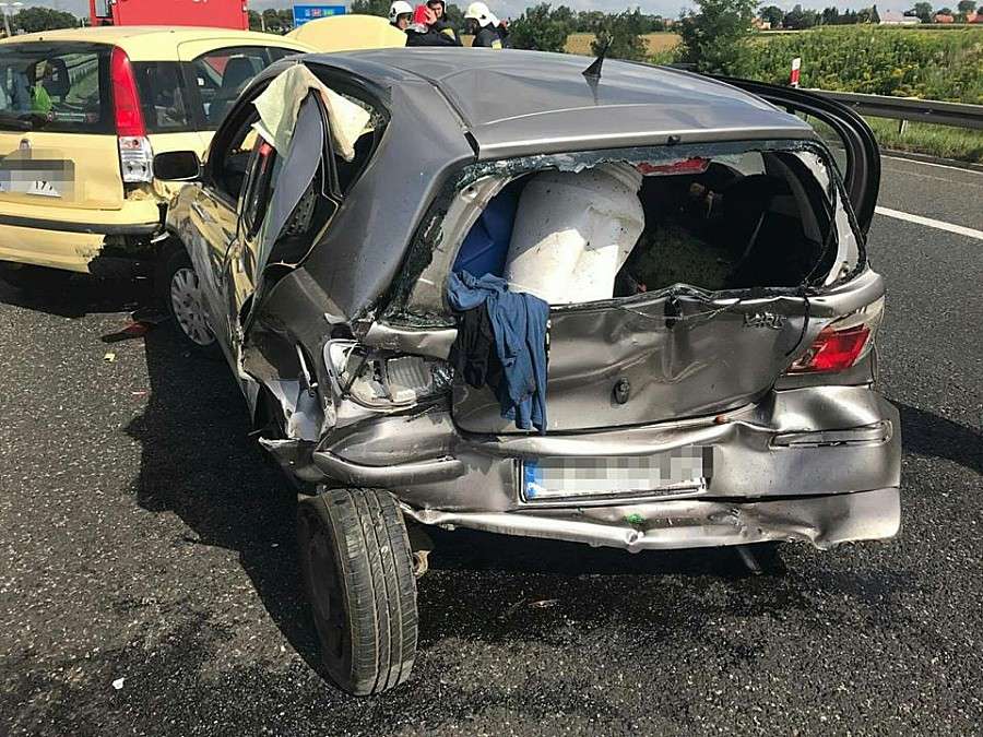 Wypadek na A4 pod Wrocławiem