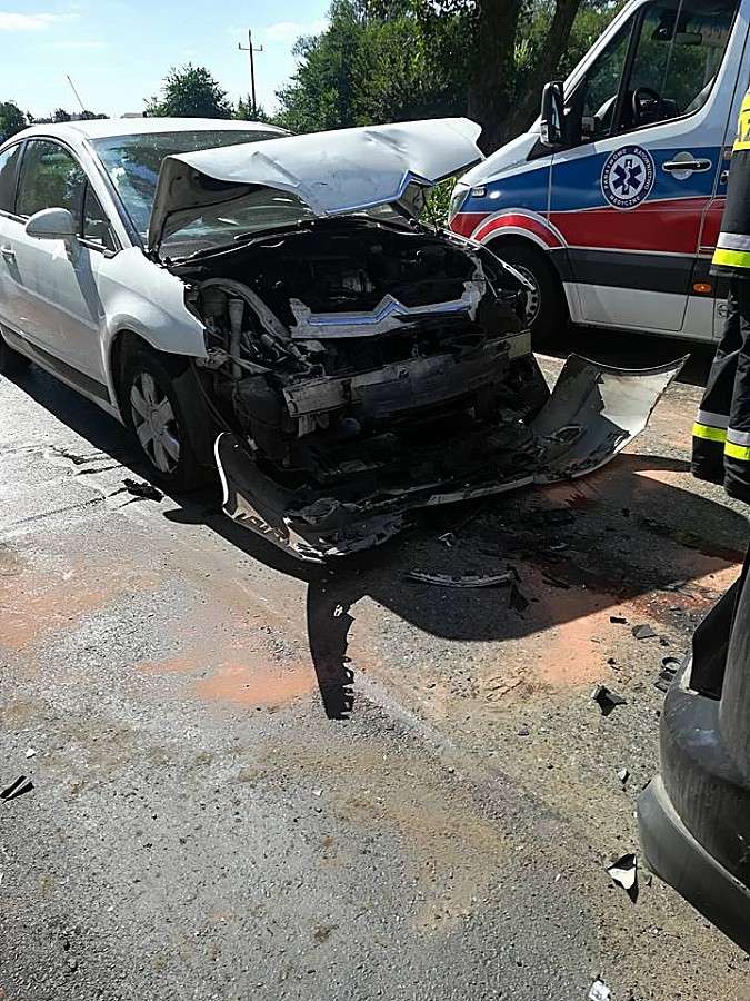 Wypadek w Kobierzycach