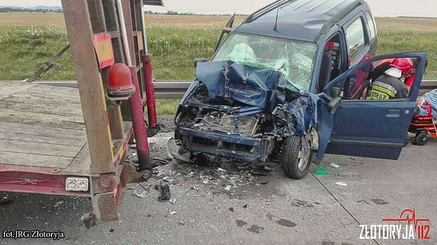 Wypadek na autostradzie A4