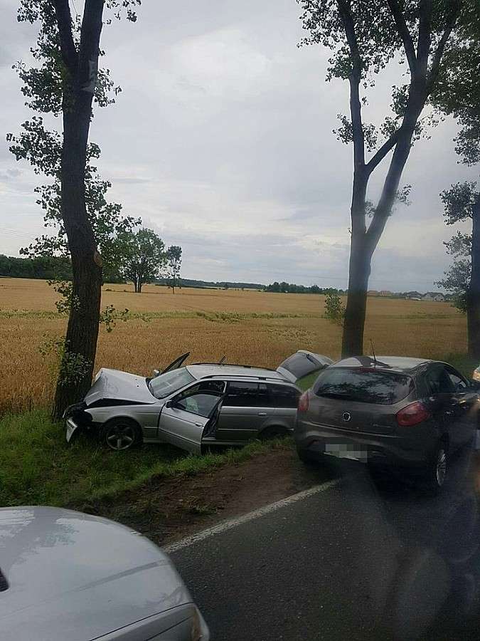 Wypadek na trasie Wrocław -Strzelin