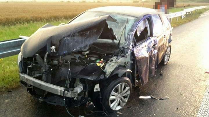 Wypadek na autostradzie A4