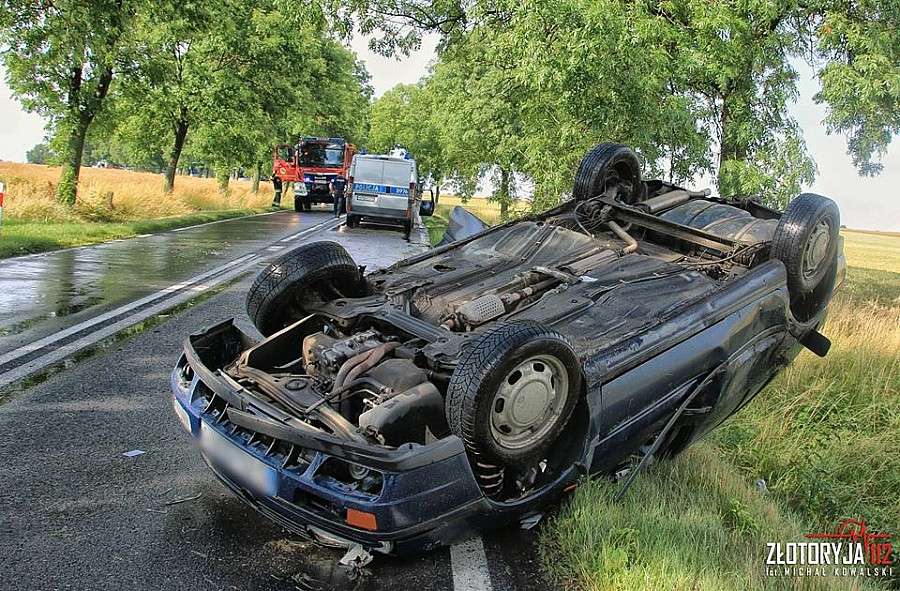 Tragiczny wypadek pod Złotoryją. Nie żyje 17.letnia dziewczyna
