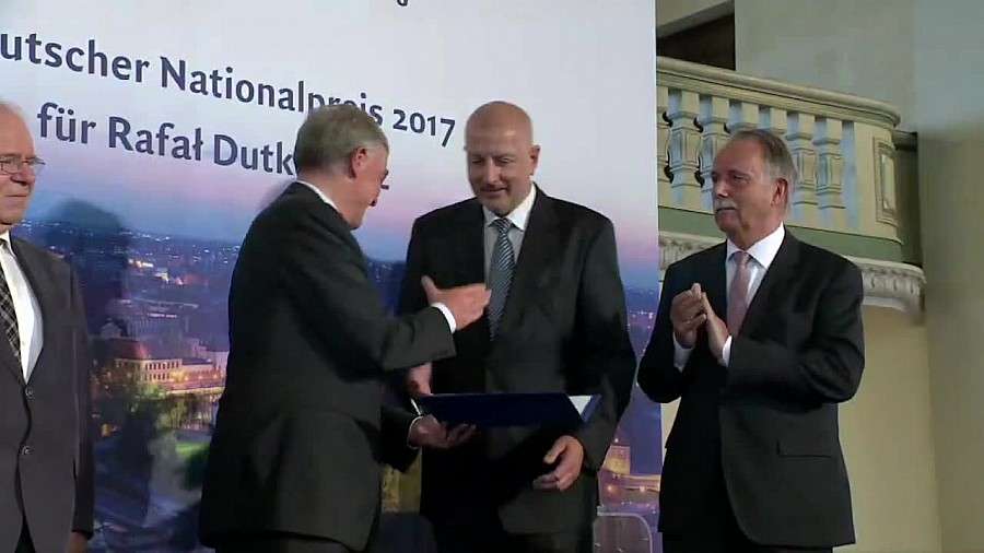 Prezydent Wrocławia Rafał Dutkiewicz odebrał Niemiecką Nagrodę Narodową