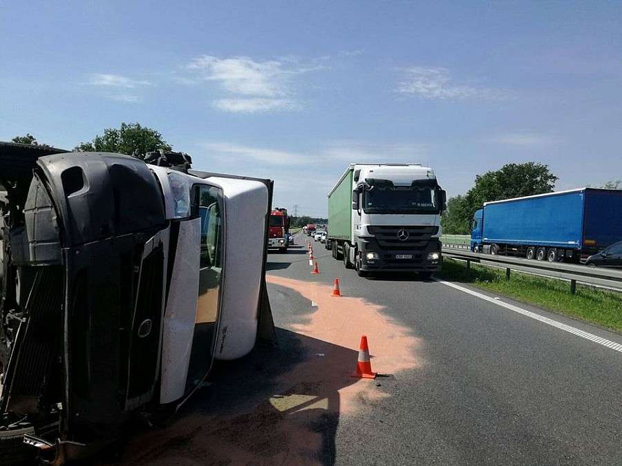 Groźny wypadek na autostradzie A4