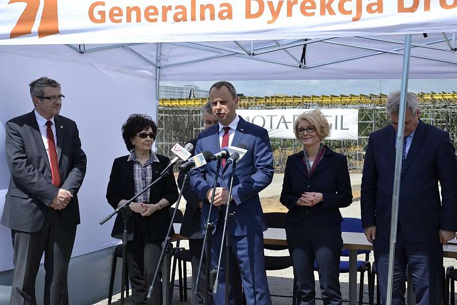 Konferencja prasowa dotycząca budowy drogi ekspresowej S3
