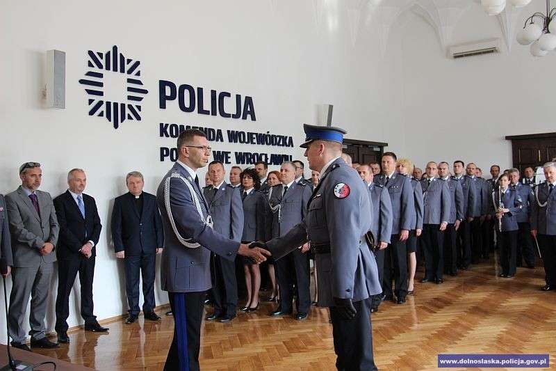 Uroczystość powołania Komendanta Wojewódzkiego Policji we Wrocławiu