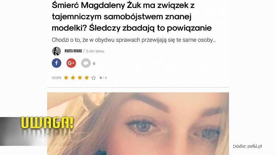 UWAGA! TVN:  Fala hejtu w internecie po śmierci Magdaleny Żuk