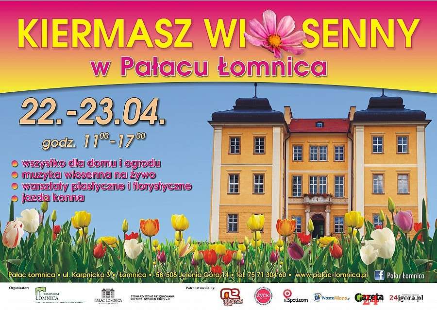 Kiermasz Wiosenny w Pałacu Łomnica