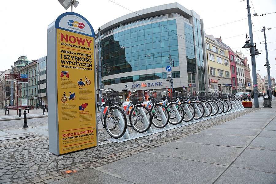 Po przerwie zimowej Wrocławski Rower Miejski powraca na ulicę
