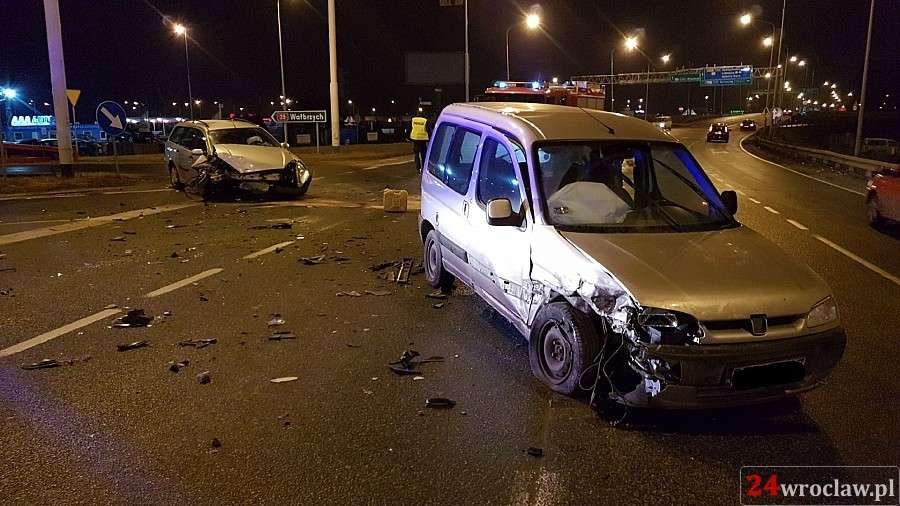 Wypadek na Bielanach Wrocławskich