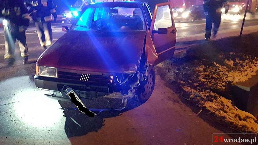 Zderzenie trzech aut pod Wrocławiem