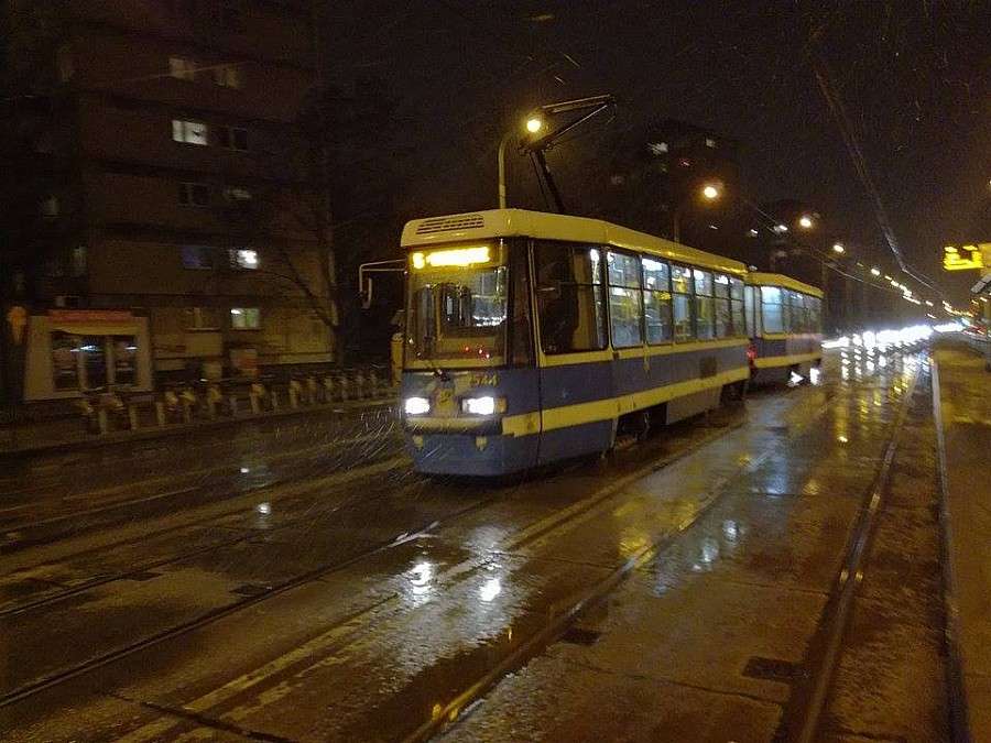 Awaria sieci trakcyjnej na Tarnogajskiej