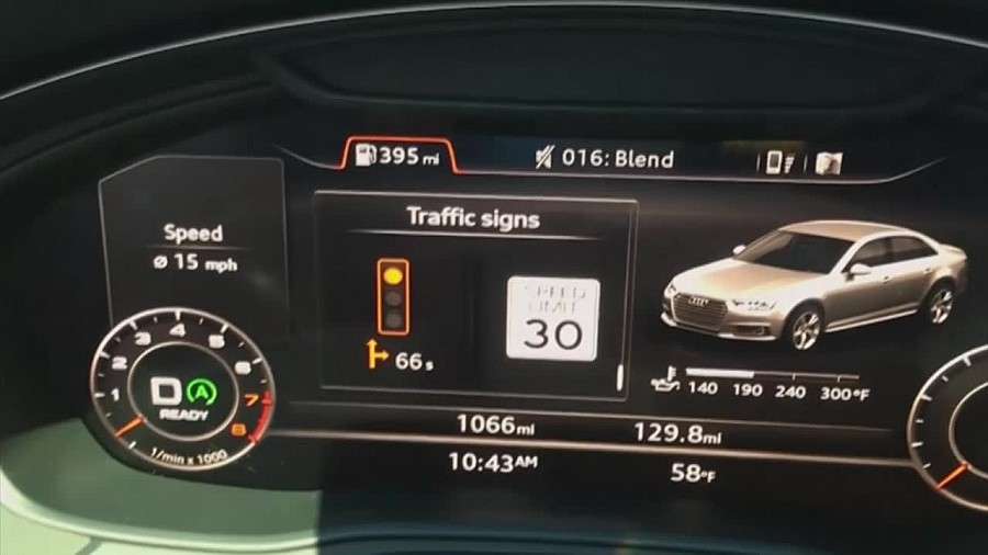 Audi wprowadza innowacyjną technologię. System rozpoznawania świateł na skrzyżowaniach