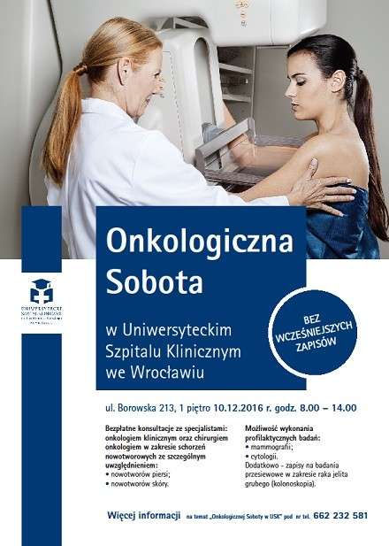 Onkologiczna sobota w szpitalu na Borowskiej