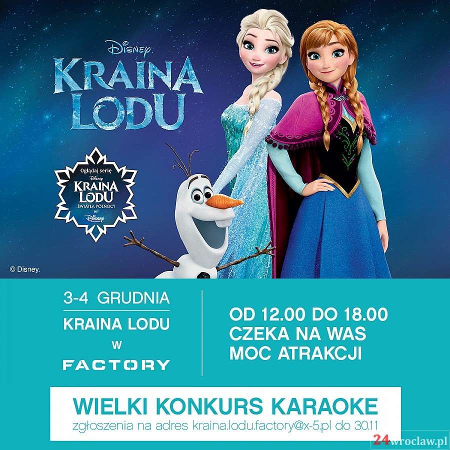 Konkurs karaoke w Krainie Lodu