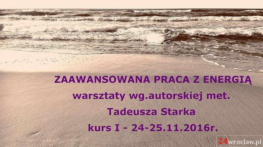 ZAAWANSOWANA PRACA Z ENERGIĄ - WARSZTATY STOPIEŃ I – 24-25.11.2016r.