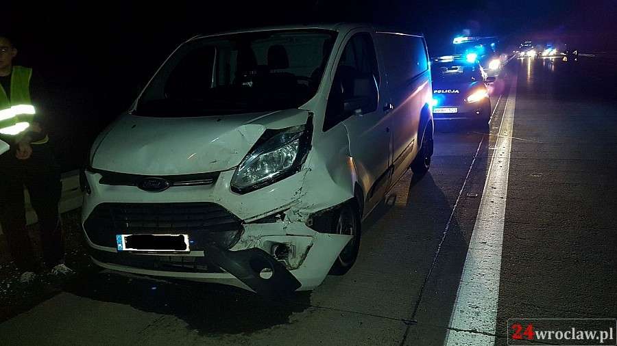 Wypadek na autostradzie A4