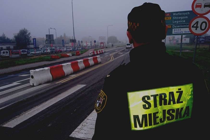 Nocna akcja strażników miejskich w Świdnicy