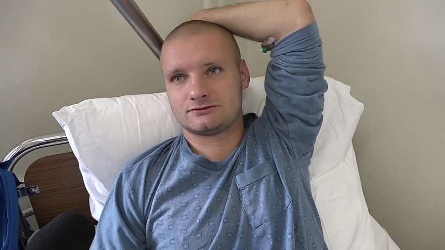 Zobacz co powiedział mężczyzna poparzony wodą. Wideo.