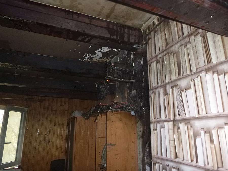 Pożar mieszkania na ul. Sernickiej we Wrocławiu