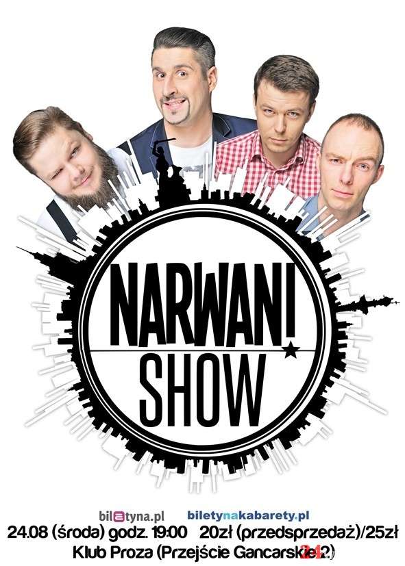 Narwani IMPRO SHOW - Klub PROZA. Wrocławski Dom Literatury., 24.08.2016 godz. 19:00 