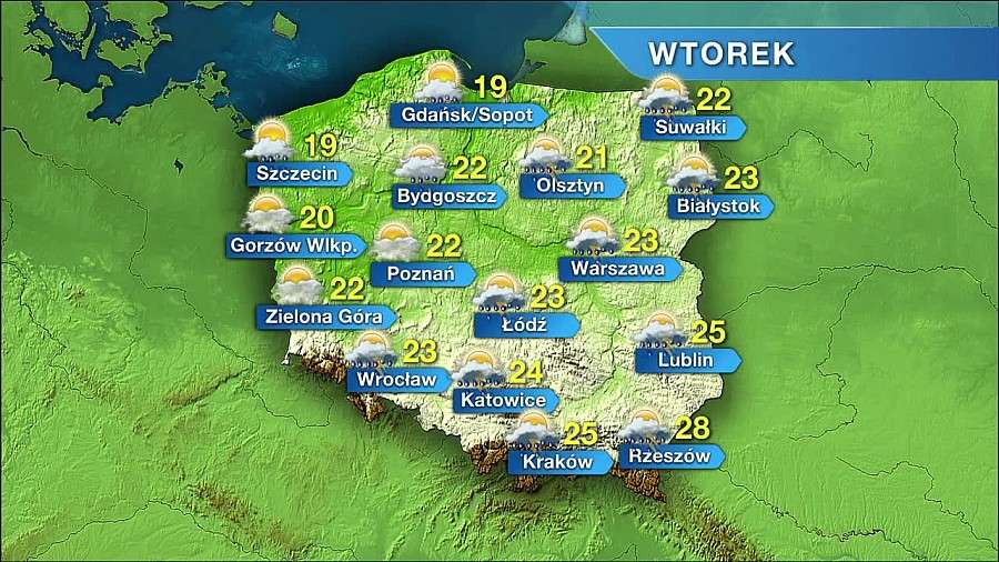 Nadchodzi ochłodzenie. Cieplej jedynie na Podkarpaciu