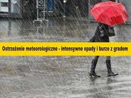 Uwaga!!! Burze z gradem