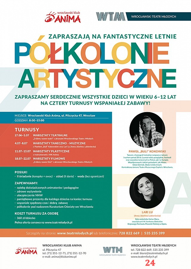 Półkolonie we Wrocławskim klubie Anima