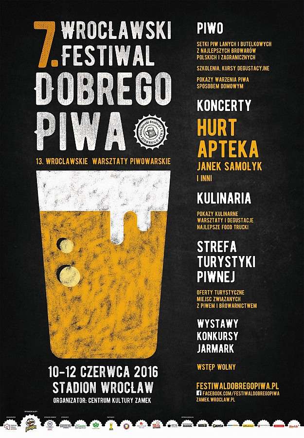 7. Wrocławski Festiwal Dobrego Piwa 10 - 12 czerwca 2016 r.