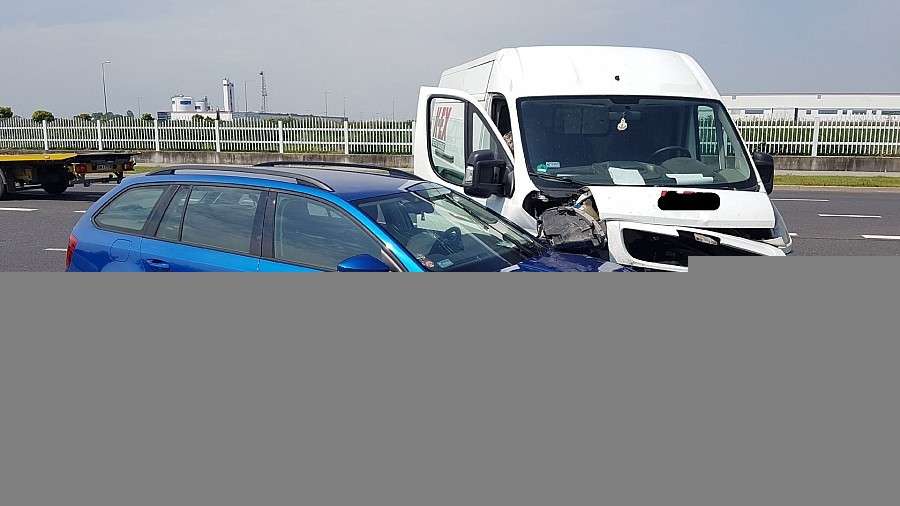 Spowodował wypadek podczas zawracania