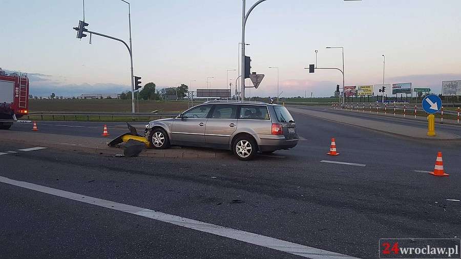 Wymusił pierwszeństwo i doprowadził do zderzenia