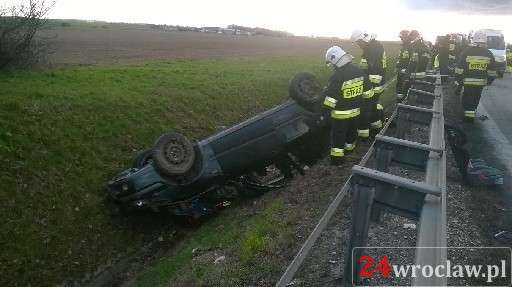 3 miesięczne dziecko ranne w wypadku na autostradzie