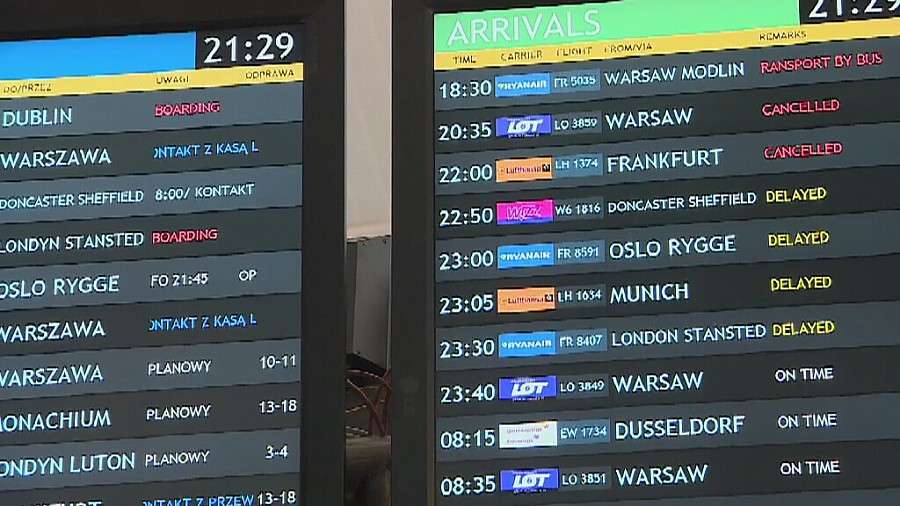 Awaria samolotu na lotnisku we Wrocławiu