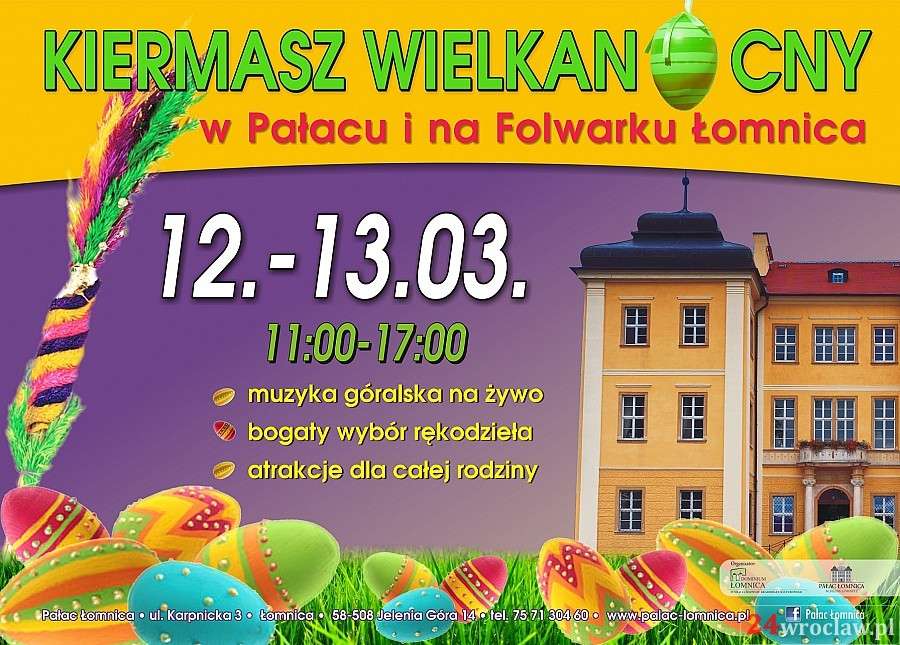Kiermasz Wielkanocny w Pałacu Łomnica