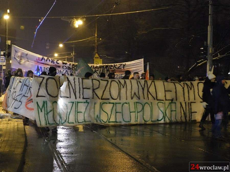 Marsz pamięci „Żołnierzy Wyklętych” przeszedł przez Wrocław