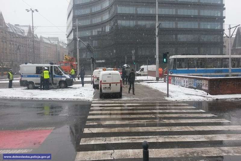 Zderzenie dwóch tramwajów na Placu Dominikańskim