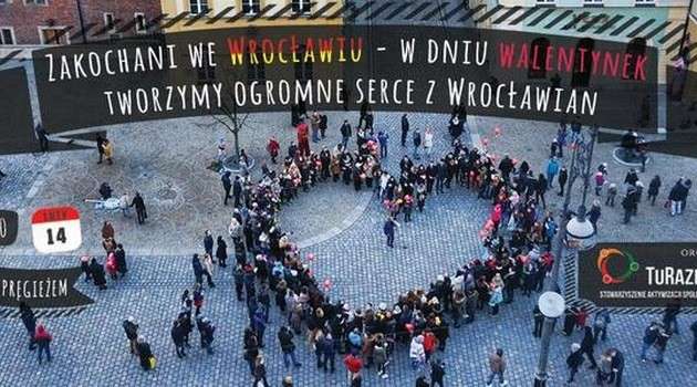 Serce dla Wrocławia – na Rynku w walentynki