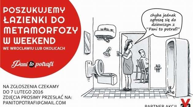 Zmień swoją łazienkę, bo „Pani to potrafi”