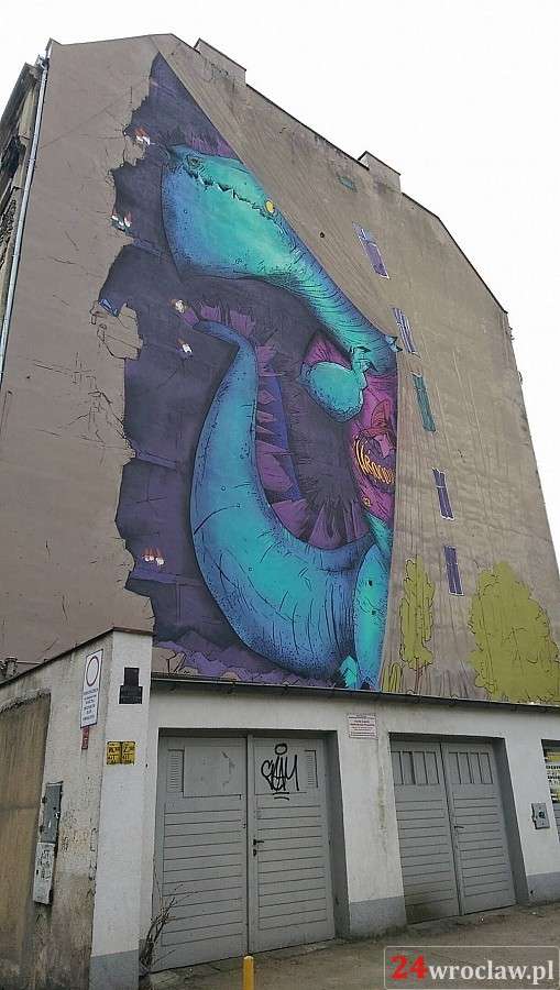 Niecodzienny gość Wrocławia.