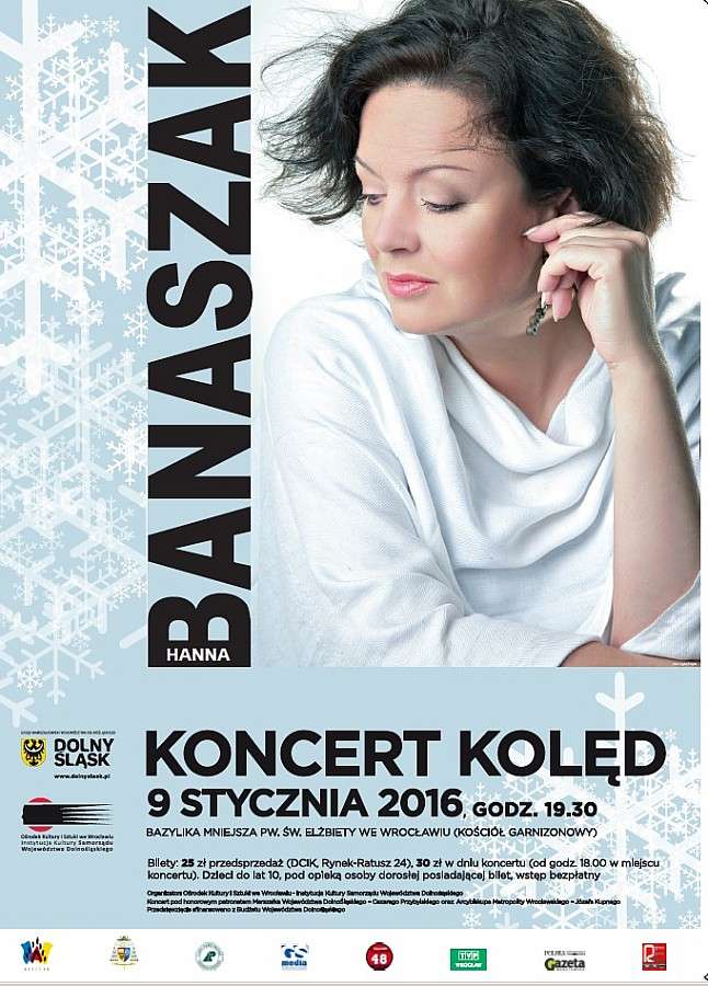 Koncert kolęd w wykonaniu HANNY BANASZAK