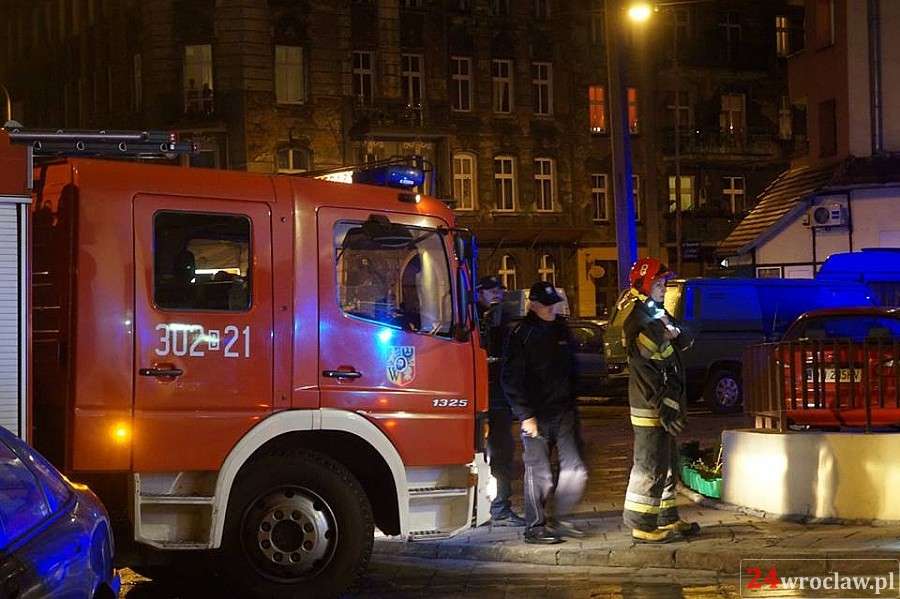 Pożar mieszkania przy ulicy Wygodnej