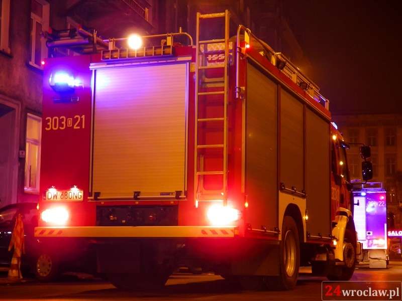Interwencja strażaków w klinice 
