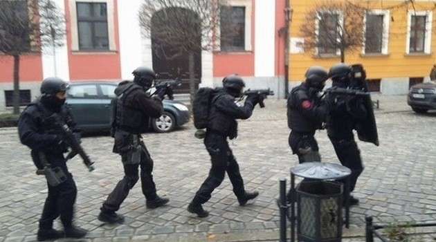 Antyterroryści na ulicach Wrocławia